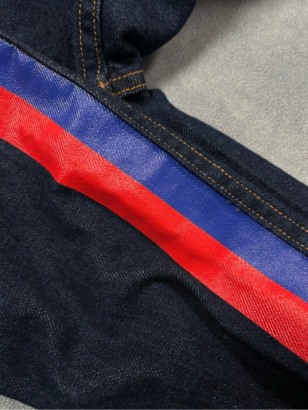 Raf Simons for Calvin Klein Jeans SS18 CKJ 030 High Rise Straight Striped Jeans - Picture 16 of 16